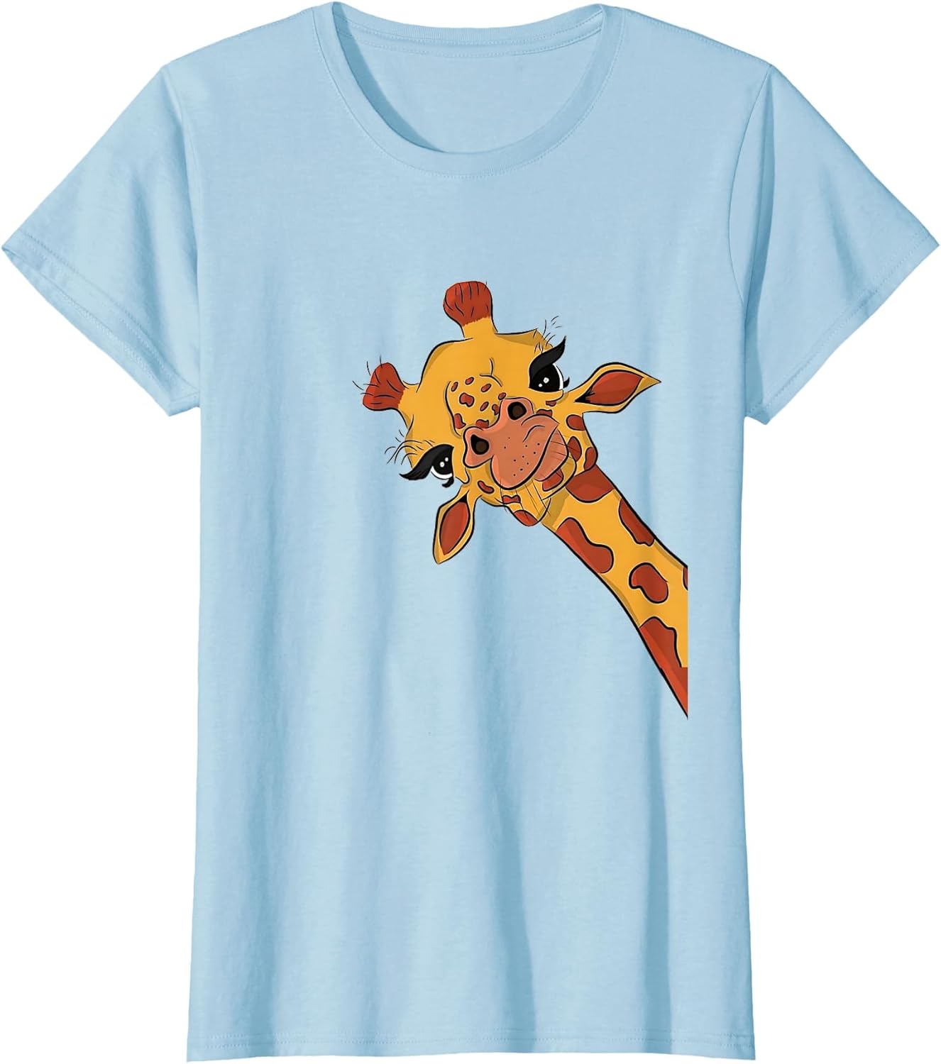 Love Giraffes Women Shirt Giraffe Lovers for Kids and Girls