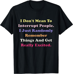 Funny ADHD Interruption Saying