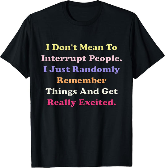 Funny ADHD Interruption Saying
