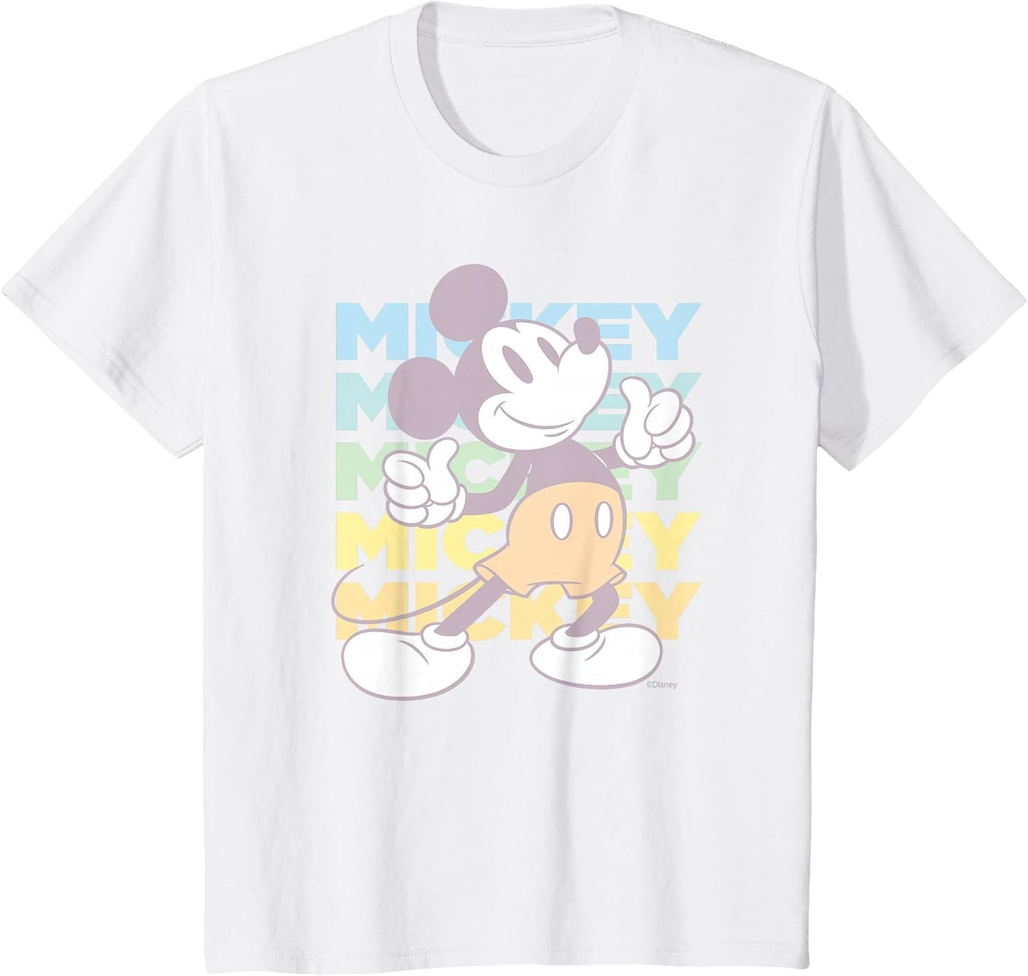 Kids Disney Mickey Mouse Vintage Classics Thumbs-Up Retro Fade