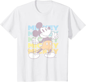 Kids Disney Mickey Mouse Vintage Classics Thumbs-Up Retro Fade