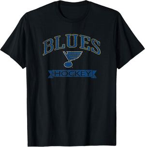 St. Louis Blues Vintage Hockey Black Officially Licensed