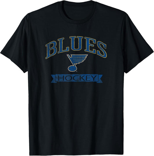 St. Louis Blues Vintage Hockey Black Officially Licensed