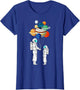 Astronaut Balloon Planets Space Moon Galaxy Stars Spaceship