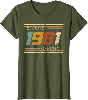 Classic 1981 Original Vintage Birthday Est 1981 Edition