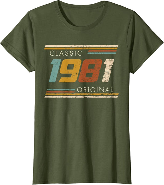 Classic 1981 Original Vintage Birthday Est 1981 Edition