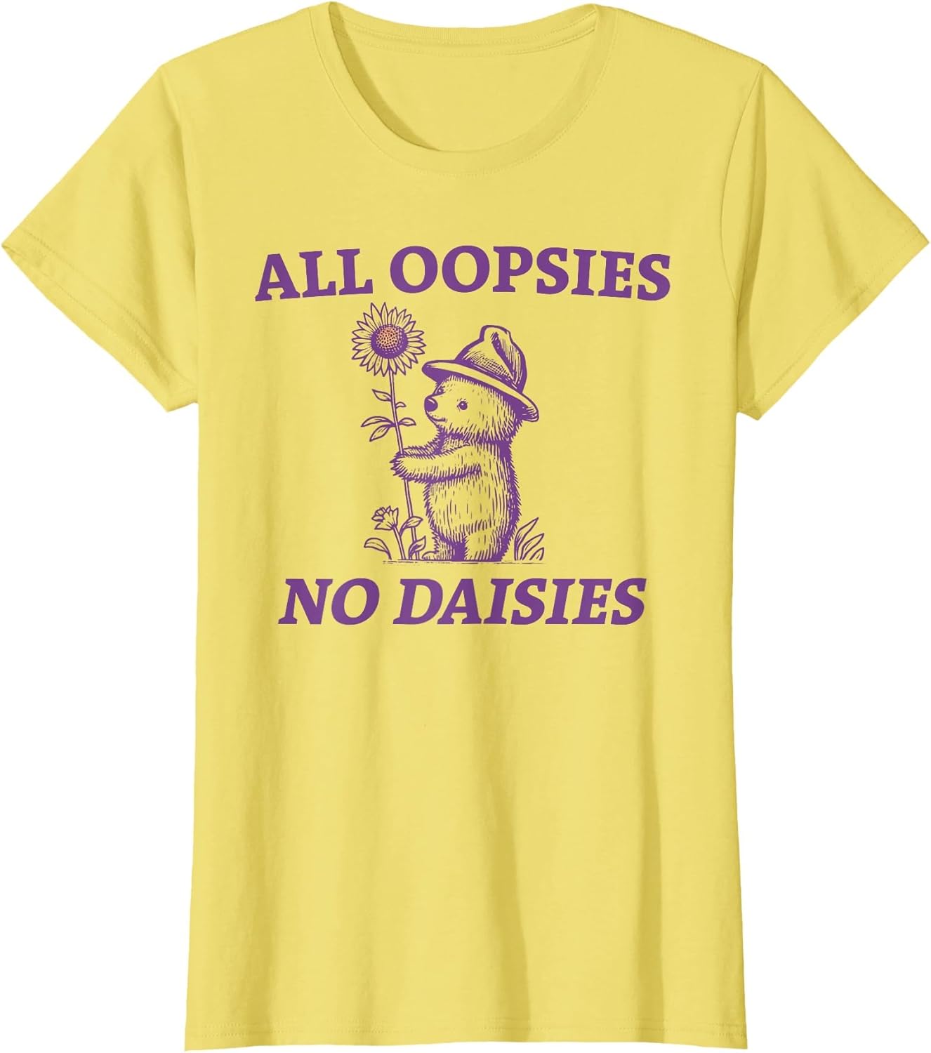 All Oopsies No Daisies Vintage Cute Meme Bear Daisy