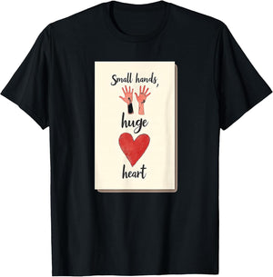 Small Hands Huge Heart Valentine Design
