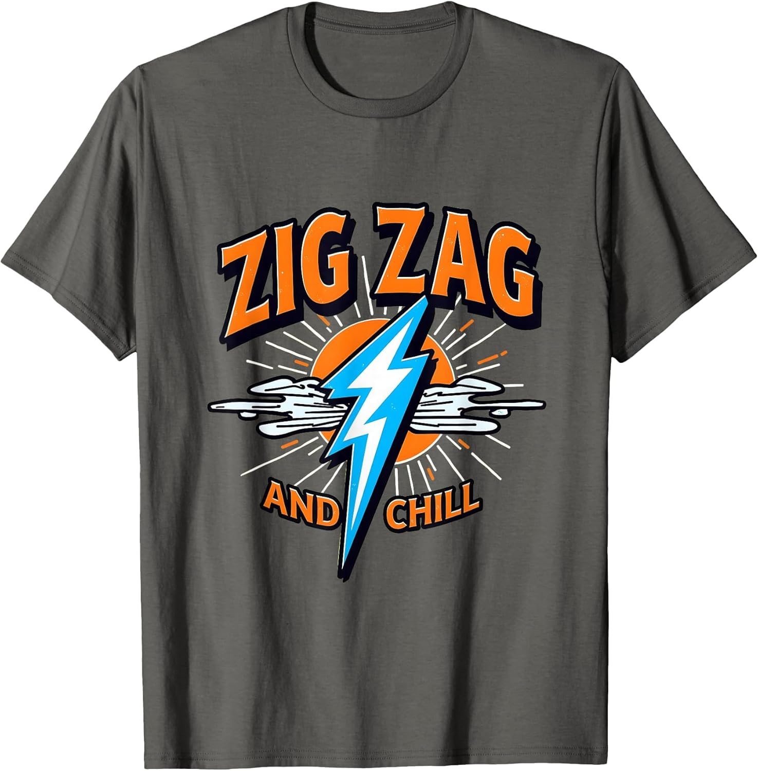 Zig Zag and Chill Relaxed Graphic Design