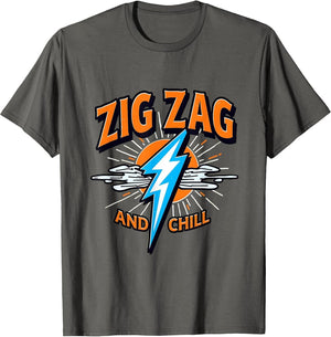 Zig Zag and Chill Relaxed Graphic Design