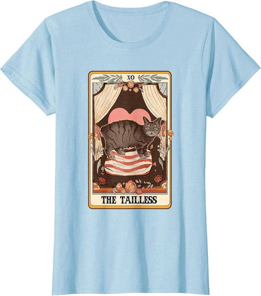 The Tailless Tarot Card Manx Cat Lover Manx Cat Mom Cat Dad