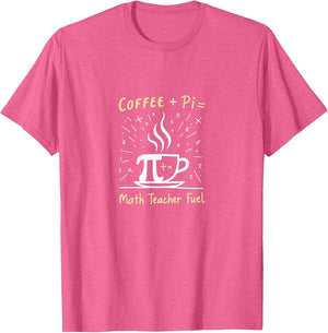 Math Teacher Coffee + Pi Fuel Equation Humor Gift