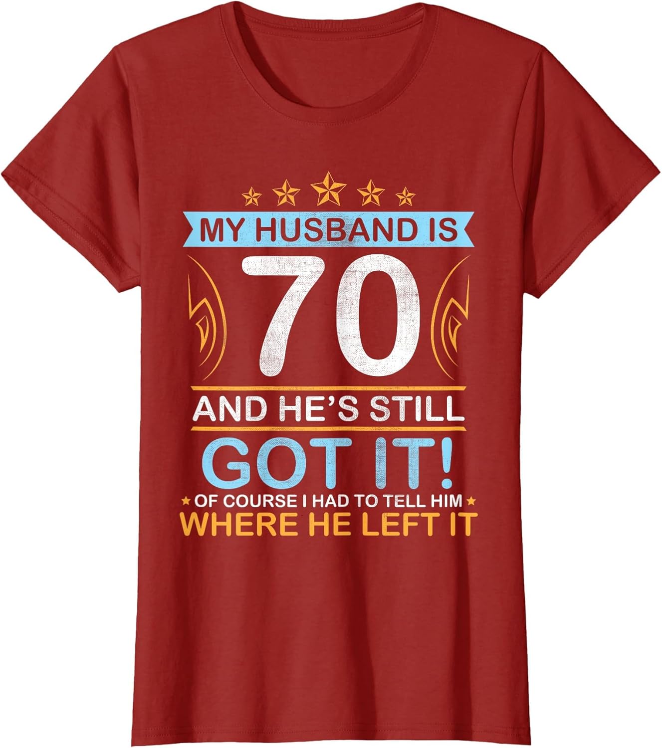 Happy Birthday My Husband is 70 Years and He's Still Got It