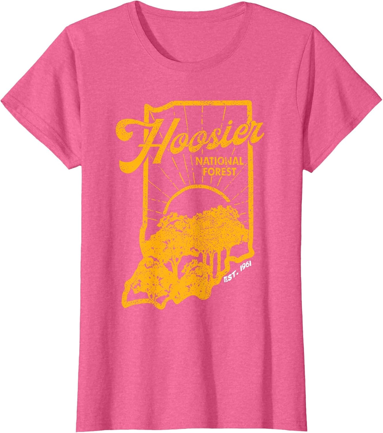 Indiana State Hoosier National Forest Retro Vintage