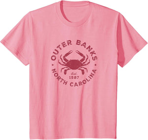 Outer Banks NC Vacation Souvenir Blue Crab Kids