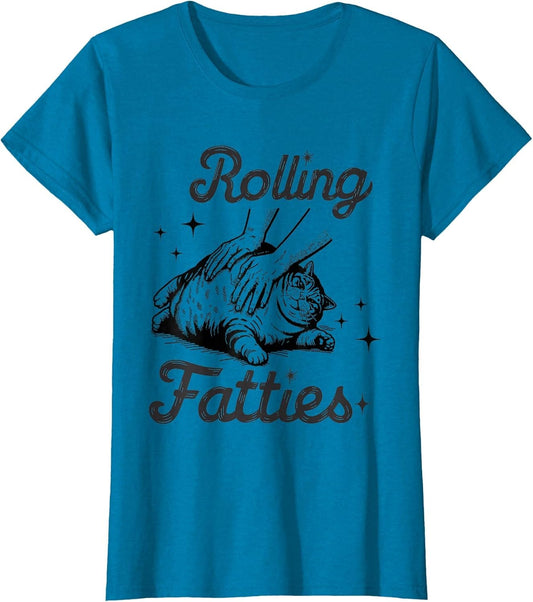 Rolling Fatties Cat Funny Cute Cat Lover Kitten Owner Kitty