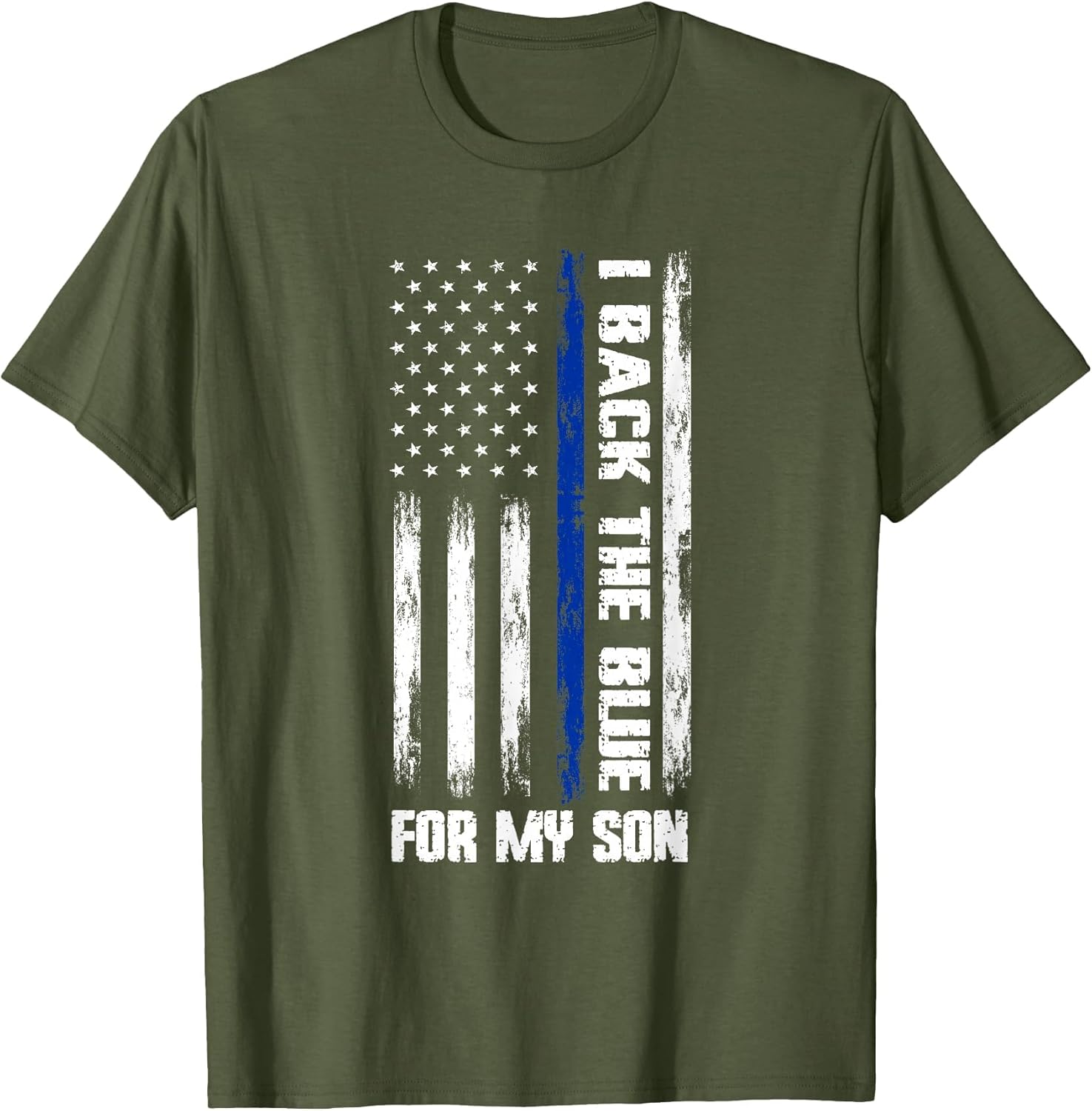 I Back The Blue for My Son Cop Son