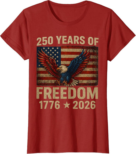 250 Years American Flag Anniversary USA 250th Birthday