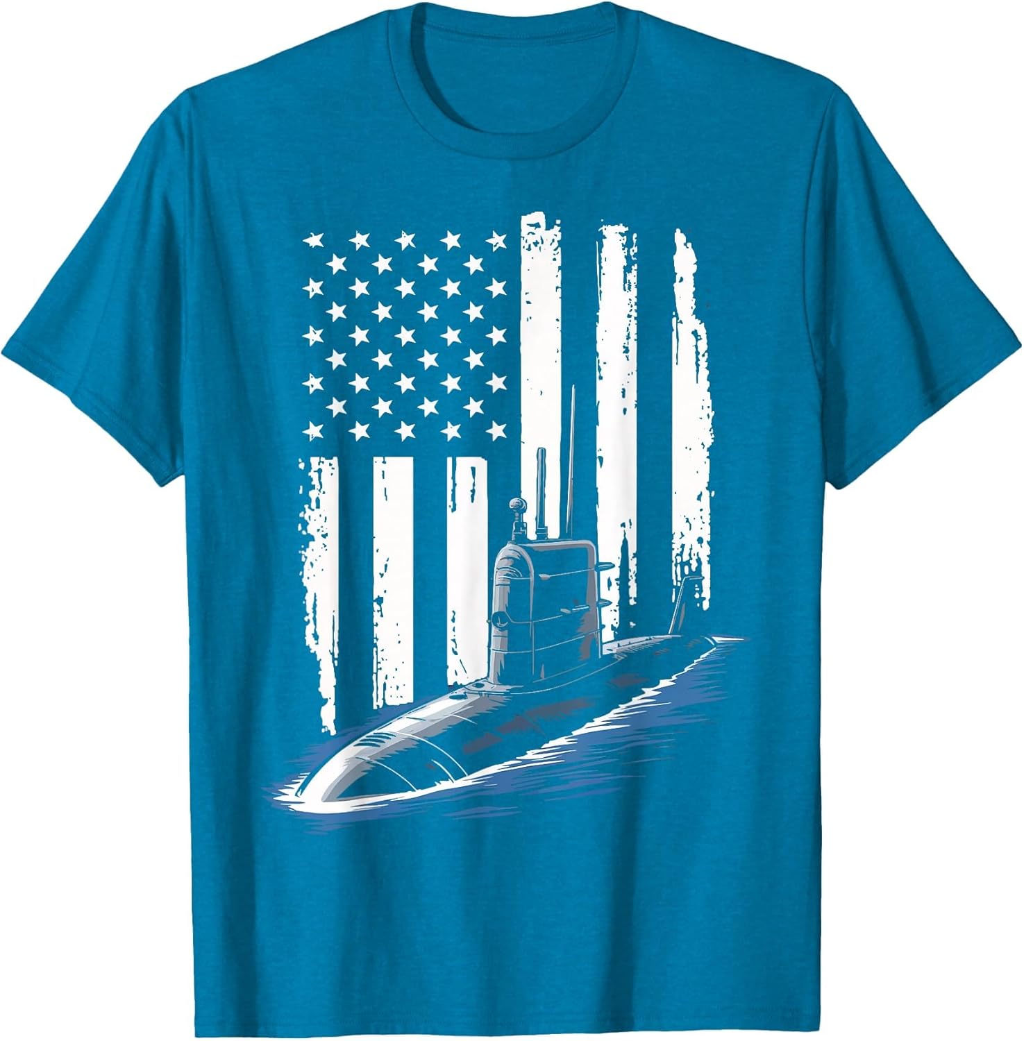 Submarine USA Flag Veteran 4th of July