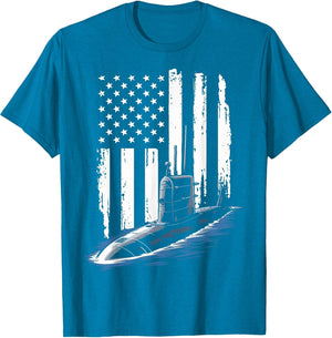 Submarine USA Flag Veteran 4th of July