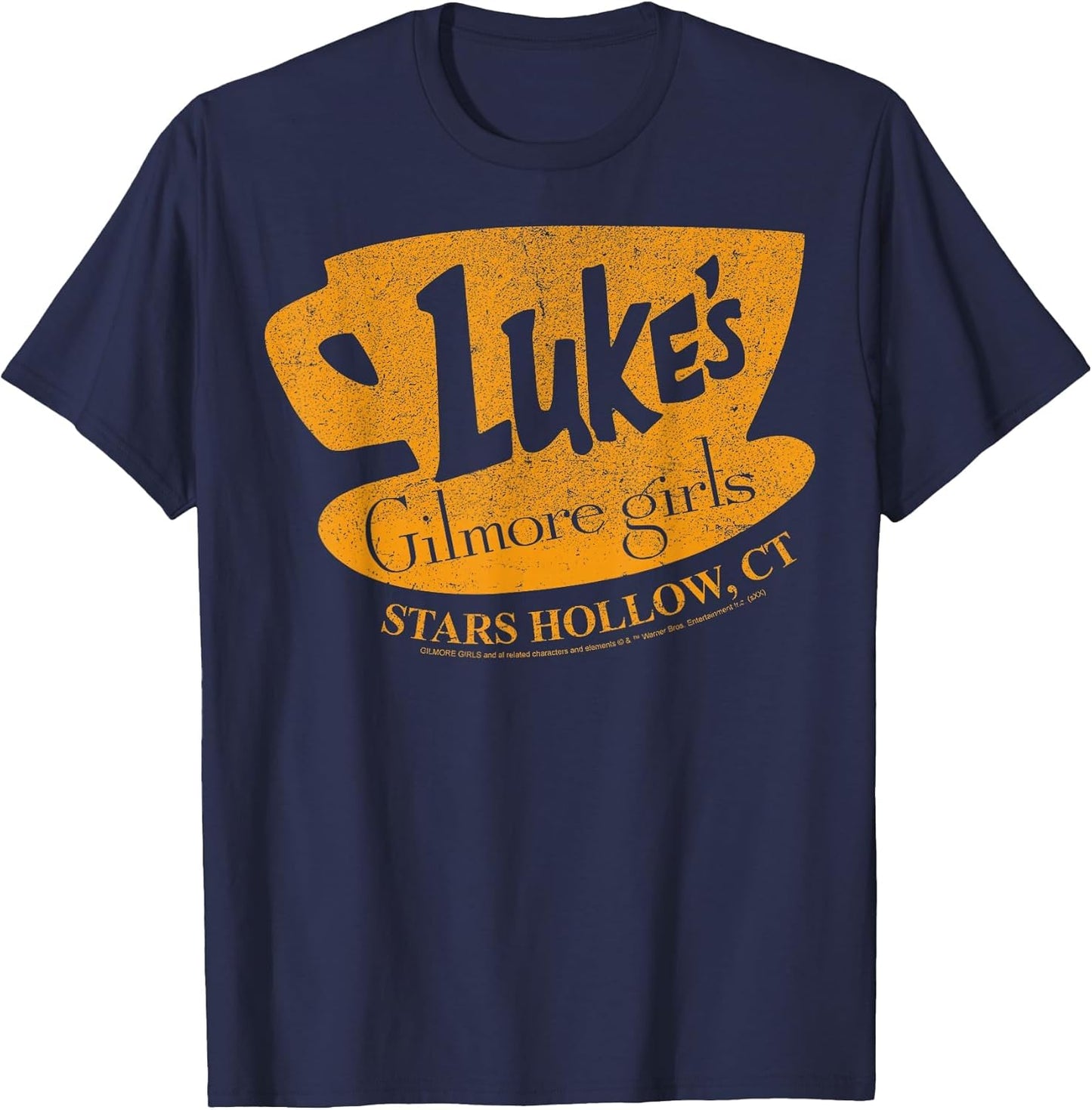 Gilmore Girls Luke's Diner Stars Hollow Distressed Sign
