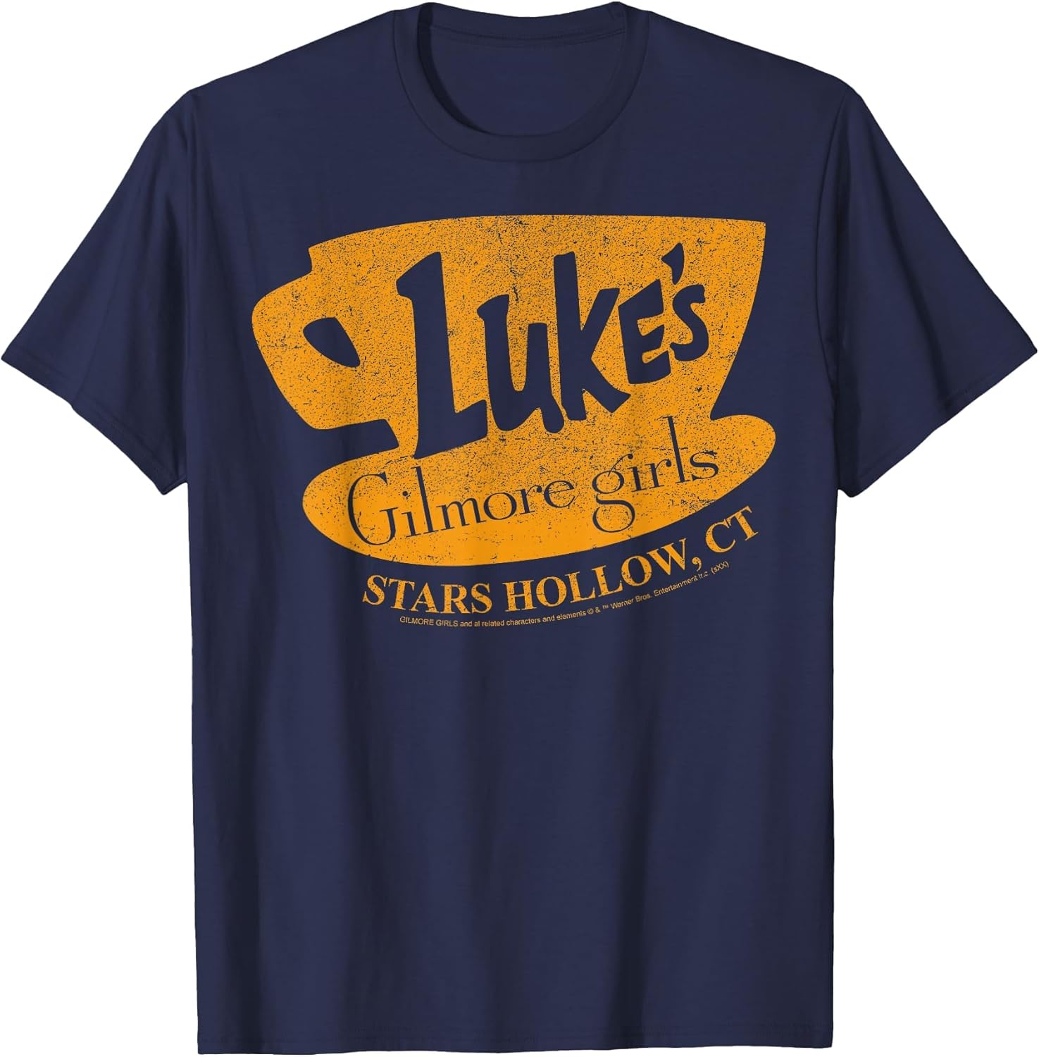 Gilmore Girls Luke's Diner Stars Hollow Distressed Sign