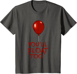 Kids You'll Float Too Costume Halloween Shirts Boys Girls