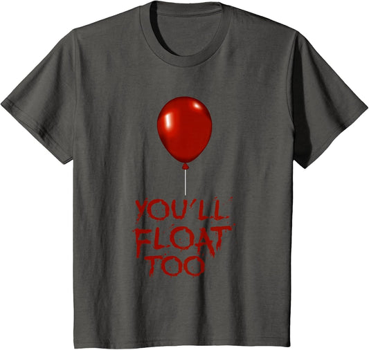 Kids You'll Float Too Costume Halloween Shirts Boys Girls