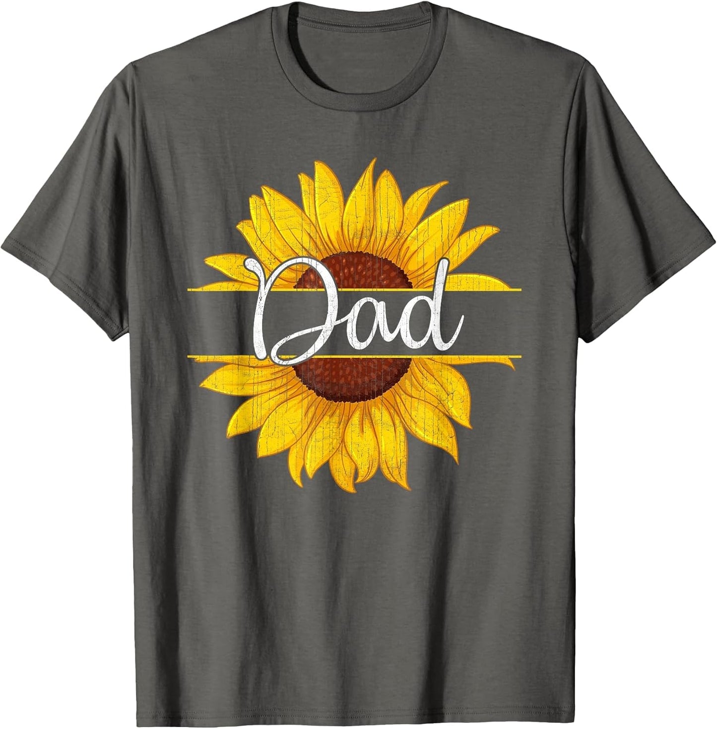 Summer Vintage Yellow Sunflower Graphic Sunflower Dad