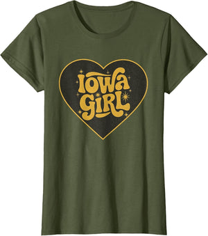 Retro Iowa Girl Heart Throwback Iowa Girls