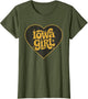Retro Iowa Girl Heart Throwback Iowa Girls