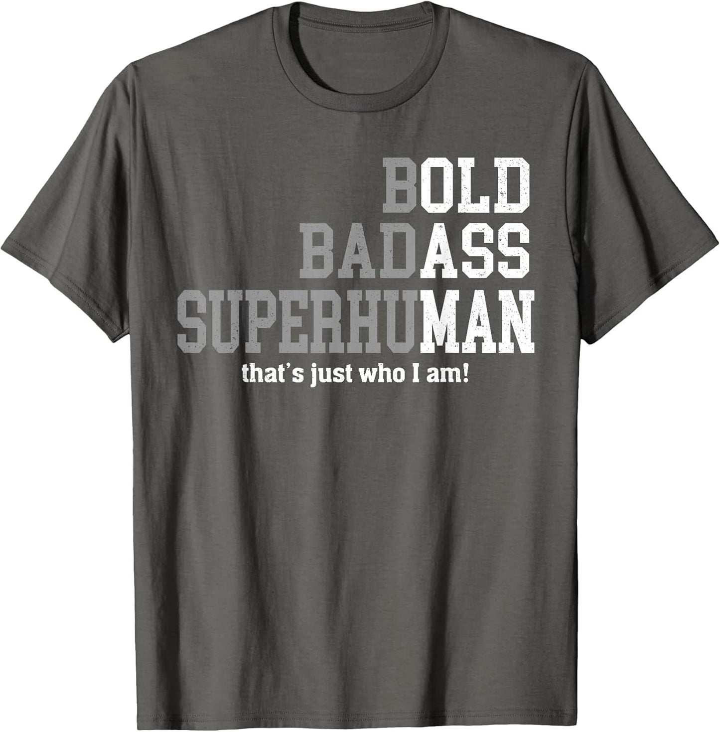 Retro Bold Ba-DASS That's Just Who I Am Old Ass Man Dad Life