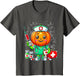 Halloween Nurse Pumpkin Nursing Scrub Top Costume Women Men