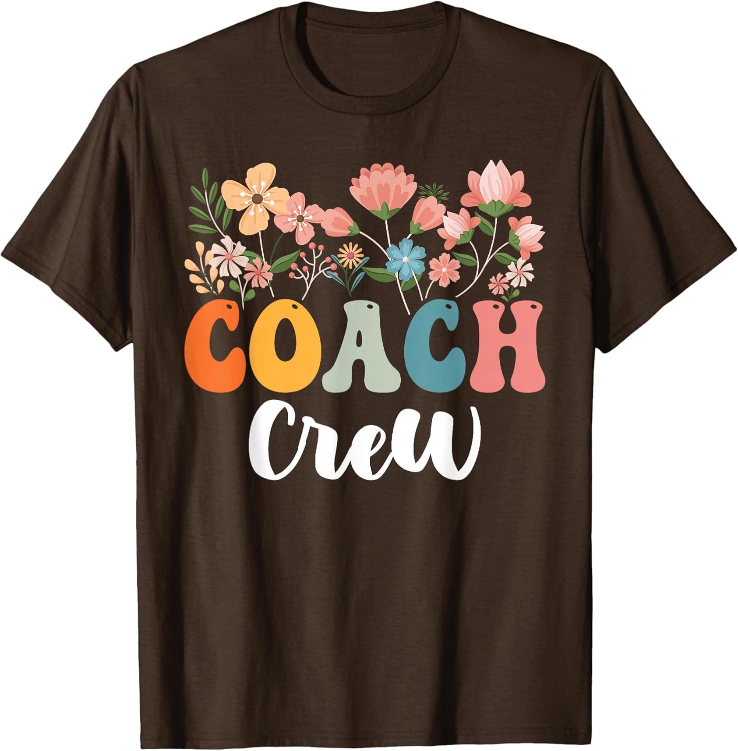 Coach Crew Team Retro Groovy Vintage First Day of School