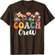 Coach Crew Team Retro Groovy Vintage First Day of School