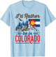 I'd Rather Be in Colorado Roots Souvenir Flag