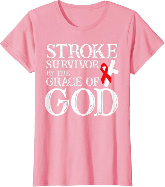 Stroke Survivor But The Grace of God Christian Warrior