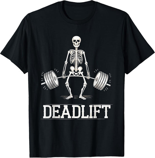 Deadlift Skeleton Weightlifting Fitness Gym Workout