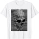 Optical Illusion Skull Stripes Effect & T Shirt Design
