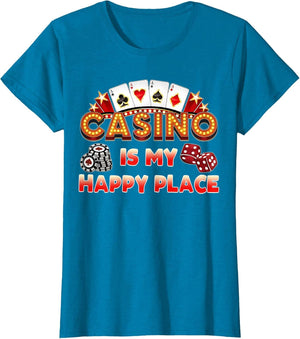 Casino is My Happy Place Funny Gambling Poker Chips