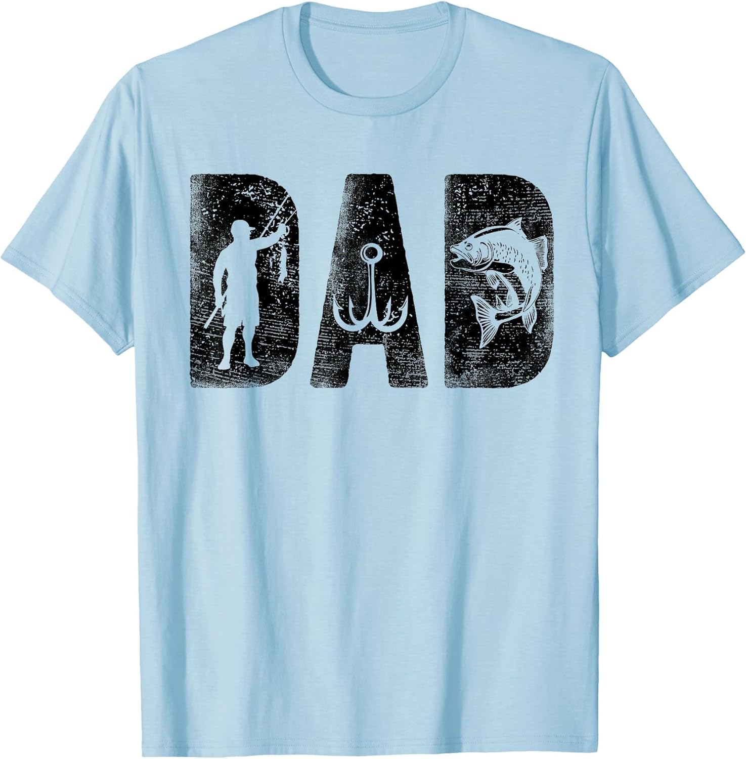 Fishing Dad Birthday Classic Bold Font Fish Daddy