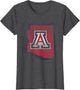 Arizona Wildcats Retro State Officially Licensed