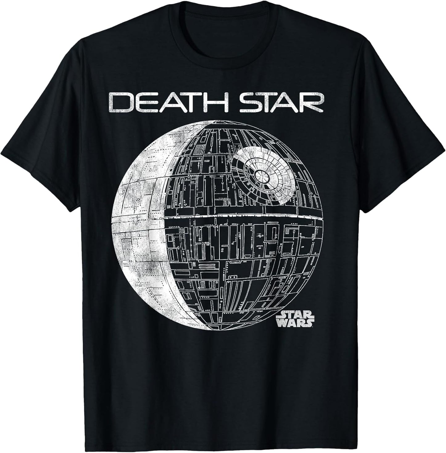 Star Wars Death Star Plans Tonal Line Art Graphic