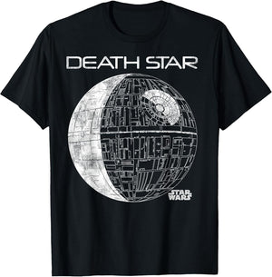 Star Wars Death Star Plans Tonal Line Art Graphic