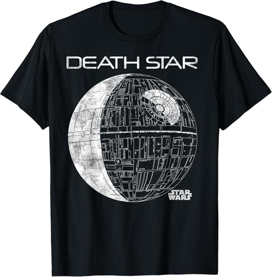 Star Wars Death Star Plans Tonal Line Art Graphic