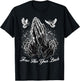 Jesus Has Your Back Prayer Hands Chicano Tattoo Doves Rosary