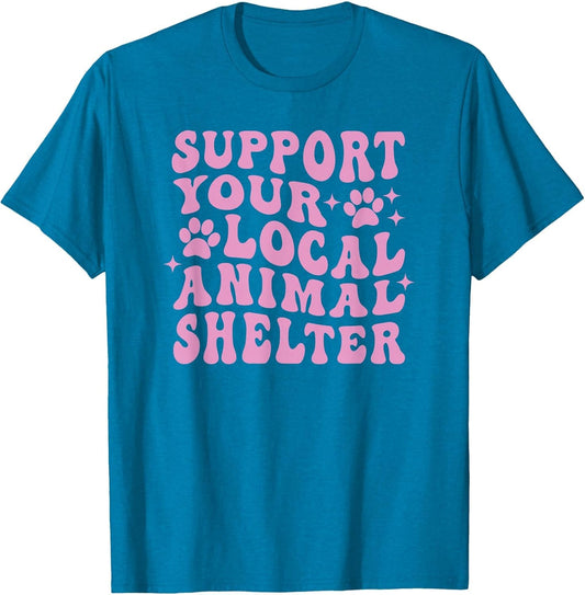 Support Your Local Animal Shelter Rescue Dogs Fur Mama Retro