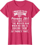 I Wanted to Go Jogging But Proverbs 28:1 T Shirt Women Men