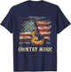 Country Music - Outlaw Western USA Patriotic Vintage Guitar