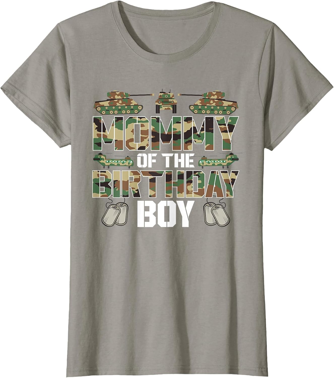 Mommy of The Birthday Boy Military Matching Army Theme